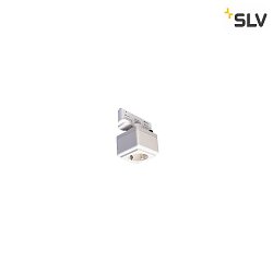EUTRAC Steckdose mit Adapter fr 3-Phasen-Stromschienen, wei