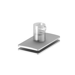 Pendente per H-PROFILE con possibilit di alimentazione, Alluminio anodissato