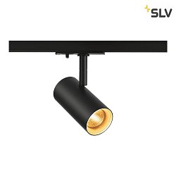 Premium LED NOBLO SPOT for 1-Phase high-voltage track, 7.5W 2700K 620lm 36, black