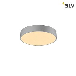 Premium LED Surface luminaire MEDO 40 CW, DALI dimmable, Corona effect, 31W 3000/4000K 105, silver grey