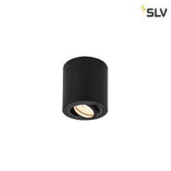 Luminaire de plafond TRILEDO CL cylindrique, pivotant GU10 IP20, noir  gradable