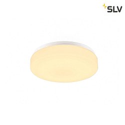 LED Outdoor Wall and Ceiling luminaire LIPSY 30 Drum, IP44, 3000/4000K,  30cm, 15W, white