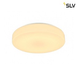 LED Outdoor Wall and Ceiling luminaire LIPSY 40 Drum, IP44, 3000/4000K,  35cm, 18W, white