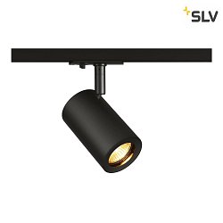 1-HV-phase-track luminaire ENOLA B TRACK SPOT, GU10 QPAR51, IP20, rotatable, swivelling, black