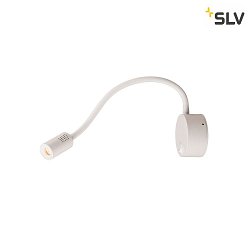 Luce del display DIO FLEX PLATE con interruttore, con braccio flessibile IP 20, Bianco