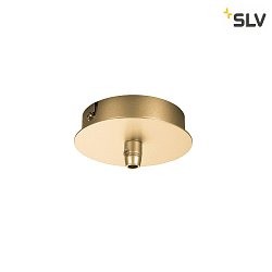 Ceiling canopy FITU 1, round, incl. strain relief, soft gold