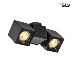 Ceiling luminaire ALTRA DICE CW, Double, GU10 QPAR51, black