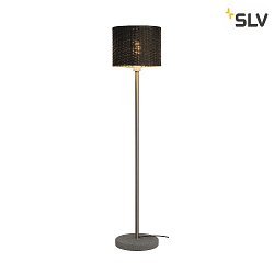 Luce con piedistallo ADEGAN MANILA SL E27 IP44, antracite, Argento