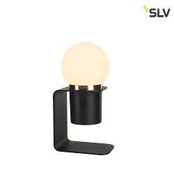 Luce a batteria TONILA dimmerabile IP20, Ottone, Nero dimmerabile