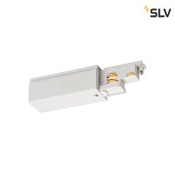 DALI controllable Feed-In for S-TRACK, Earth right, white