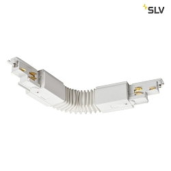 Connecteur flexible triphas S-TRACK contrlable par DALI blanche