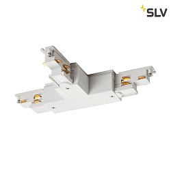 Connettore a T trifase S-TRACK controllabile da DALI, terra a destra Bianco
