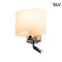 Luminaire mural KENKUA SPOT LED E27, chrome, laiteux