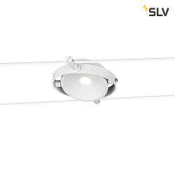 LED Wire luminaire DURNO for TENSEO low-voltage wire system, 9W, 2700K, 360lm, white