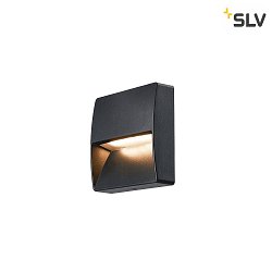 Outdoor luminaire DOWNUNDER OUT SQUARE WL LED Wall recessed luminaire, 4,5W, 3000/4000K, 150lm, IP65, anthracite