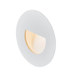 LED Wall recessed luminaire WORO LED, 1,1W, 3000K, 50lm, white