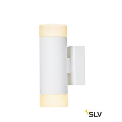 Lampada da parete ASTINA su / gi, cilindrico, con diffusore GU10 IP20, bianco dimmerabile