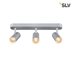 Plafoniera NOBILO III LED, argento