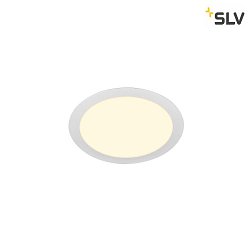 Plafonnier encastr SENSER 24 DL rond IP20, blanche