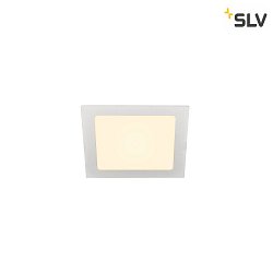 LED Deckeneinbauleuchte SENSER 18 DL, eckig, 9,7W, 820lm, IP20, wei, 3000K