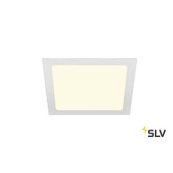 LED Ceiling recessed luminaire SENSER 24 LED, square, 1200lm, IP20, white, 3000K