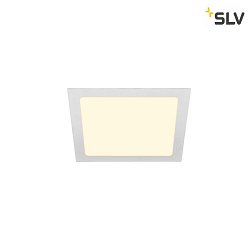 Plafonnier encastr SENSER 24 DL angulaire IP20, blanche