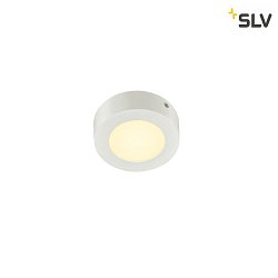 LED Wall / Ceiling luminaire SENSER 12 CW, round, IP20, white, 8,2W, 3000K, 480lm