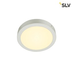 LED Wall / Ceiling luminaire SENSER 24 CW, round, 15W, IP20, white, 3000K, 1200lm