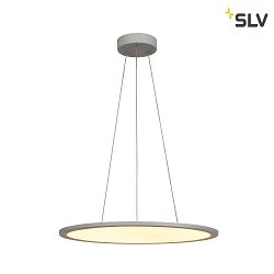 LED Pendant luminaire PANEL 60 DALI LED, round, 42W, 110, 3000K, 3150lm, gray