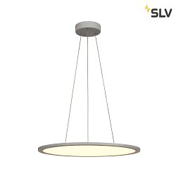 Luminaire à suspension PANEL 60 DALI LED rond, gris