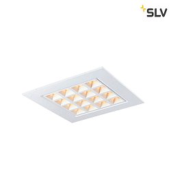 LED Deckeneinbauleuchte LED PAVONO 600x600, 100, UGR 16, wei, 3000K, 3200lm