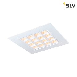 LED Deckeneinbauleuchte LED PAVONO 620x620, 100, UGR 16, wei, 3000K, 3200lm
