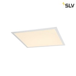 LED Rasterdecken-Einbauleuchte LED PANEL 600x600, 59.5 x 59.5cm, UGR<19, CRi >90, wei, 35W 3000K 4000lm 120