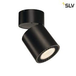 LED Ceiling luminaire SUPROS CL Indoor, round, 60 reflector, 36W, CRI90, 3000K, 3380lm, black