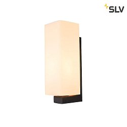 Luminaire mural QUADRASS INDOOR E27, laiteux, noir 