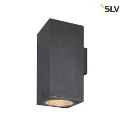 Luminaire mural d'extrieur ENOLA SQUARE SINGLE CCT haut bas IP 65, anthrazit, transparent 