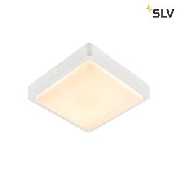 Plafoniera per esterni AINOS SQUARE SENSOR con sensore, piazza, CCT Switch IP65, bianco 