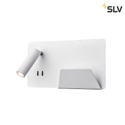 Luminaire mural SOMNILA SPOT INDOOR avec connexion USB, blanche