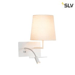 Luminaire mural SOMNILA FLEX INDOOR avec connexion USB, blanche