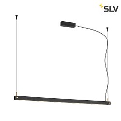 Luminaire  suspension NOYA PD PHASE, laiteux, noir 