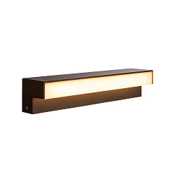 LED Boden-Aufbauleuchte L-LINE OUT 60, IP65 IK02, L-Form 50cm, 11.5W 3000/4000K (CCT Switch) 780/800lm, Anthrazit