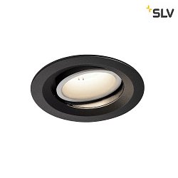 LED Deckeneinbauleuchte NUMINOS DL M, 4000K, IP20, dreh-/schwenkbar, 55, 1750lm, UGR 21, schwarz/wei