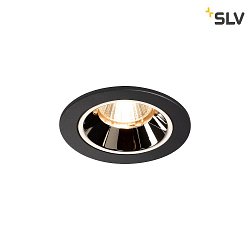 LED Ceiling recessed luminaire NUMINOS DL S, 2700K, IP20, 40, 690lm, UGR 16, black/chrome