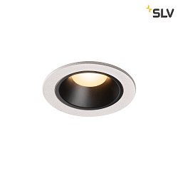 LED Ceiling recessed luminaire NUMINOS DL S, 3000K, IP20, 20°, 690lm, UGR 18, white/black