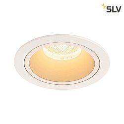 LED Deckeneinbauleuchte NUMINOS DL L, 3000K, IP20, 40, 2300lm, UGR 19, wei/wei