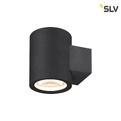 Luminaire mural OCULUS UP/DOWN cylindrique IP20, noir gradable