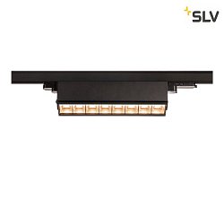 Luminaire triphas SIGHT MOVE DALI IP20, mat, noir 