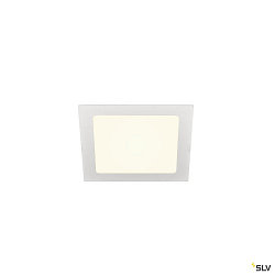 LED Ceiling recessed luminaire SENSER 18 DL, square, 9,7W, 820lm, IP20, white, 4000K
