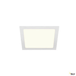 LED Ceiling recessed luminaire SENSER 24 DL, square, 12,5, 1200lm, IP20, white, 4000K