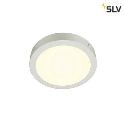 LED Wall / Ceiling luminaire SENSER 24 CW, round, 15W, IP20, white, 4000K, 1300lm